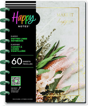 Notebook Classic Happy Planner Florals 60 Hojas