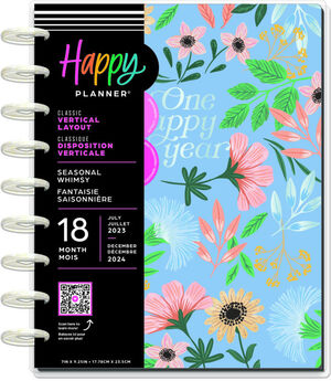 Agenda Classic Happy Planner 2024 Whismy 18 Meses