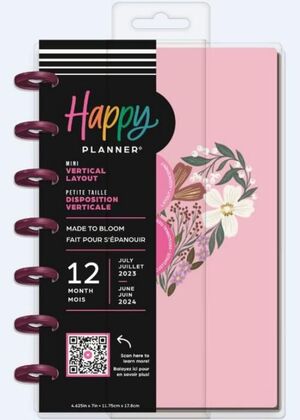 Agenda Mini Happy Planner 2024 Bloom 12 Meses
