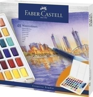 Acuarelas Faber Castell Creative Studio Estuche de 48