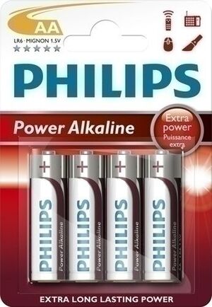 Pilas Philips Powerlife Lr06 Super Alcalina Blister de 4