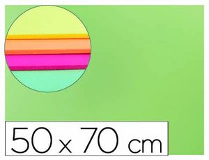 Goma Eva 50X70Cm Fluor Verde 2 mm