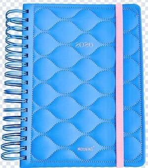 Agenda Anual (2026) Mooving Life Wire-O Tapa Extra con Goma 16,5X22 D/p