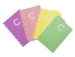 Separadores Cuaderno Inteligente Din A5 Color Pastel