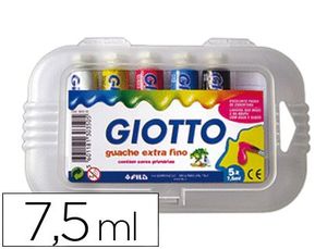 Tempera Giotto 7,5 Ml 5 Colores Surtidos