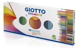 Lapices Giotto Stilnovo Caja 50 Colores Surtidos