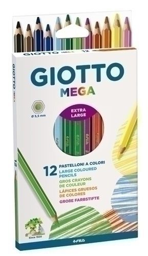 Lapices de Colores Giotto Mega Estuche de 12