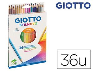Caja 36 Lapices Colores Giotto Stilnovo
