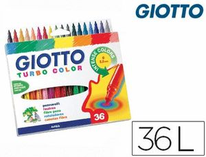 Caja 36 Rotuladores Giotto Turbo Color