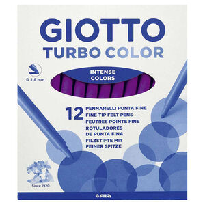 Rotulador Giotto Turbo 12 Unid Violeta