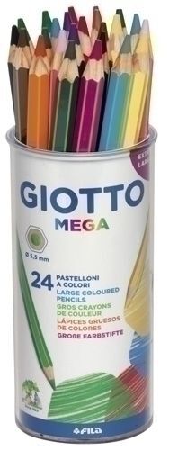 Lapices de Colores Giotto Mega Bote de 24