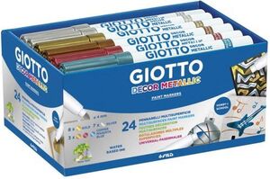 Giotto Decor Metallic Schoolpack 25 ud Colores Surtidos