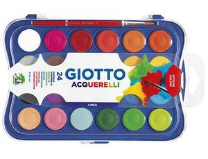 Acuarela Giotto 24 Colores Estuche de Plastico