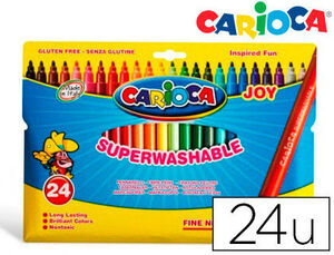 Caja 24 Rotuladores Carioca Joy Colores Surtidos