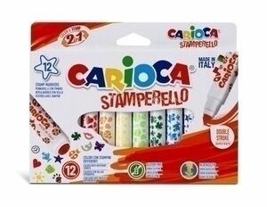 Rotulador Fibra Carioca Stamperello Caja de 12