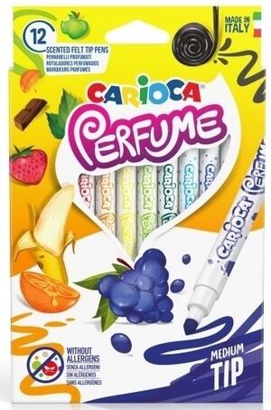 Rotulador Carioca Perfume Xplosion Caja 12 Colores Surtidos