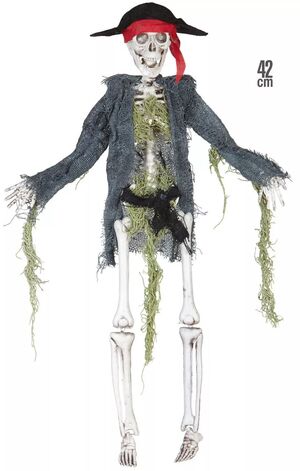 Esqueleto Pirata 42 cm