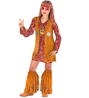 Disfraz Widmann de Hippie Talla 11-13 Años 158 cm
