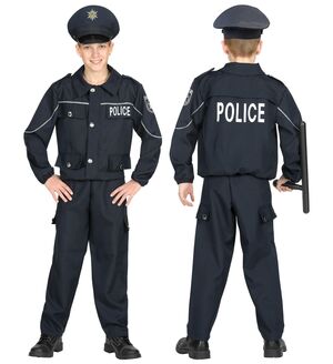 Disfraz Oficial Policia Talla 2-3 Años 104 cm.