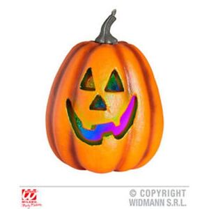 Calabaza Halloween con Luces Led de Color Cambiante y Parpadeant 23 cm