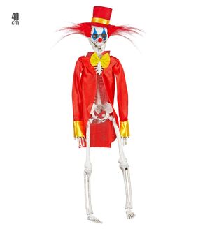 Esqueleto de Payaso de Horror 40 cm