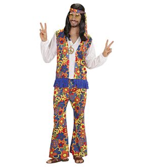 Disfraz Widmann de Hombre Hippie T-L
