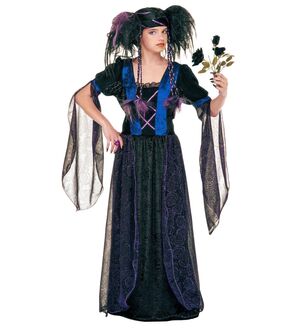 Disfraz Princesa Gótica Talla 8-10 Años 140 cm