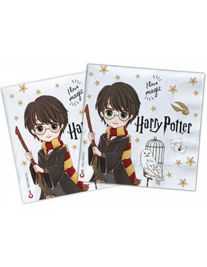 Servilletas 33X33 Compostables Harry Potter Paquete 20 ud