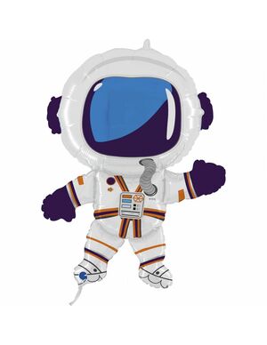 Globo Foil Feliz Astronauta 54 X 69 cm