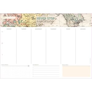 Planificador Semanal de Escritorio Legami Mapa