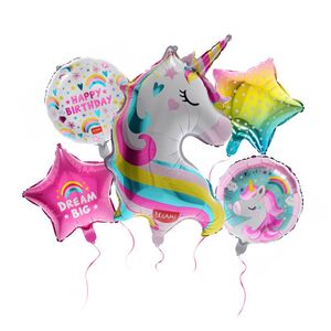 Set 5 Globos Legami Let´s Party Unicorn