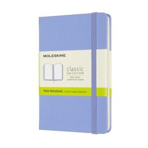 Cuaderno Moleskine Classic Liso Blanco Tapa Dura P Azul Hortensia