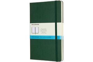 Cuaderno Moleskine Clasico Liso Puntos Tapa Dura L Verde Musgo