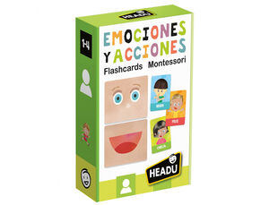 Juego Didactico Headu Flash Cards Emociones y Acciones Montessori