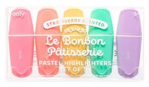 Set 5 Mini Marcadores Ooly le Bonbon Patisserie Colores Pastel Surtidos