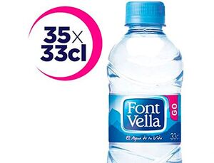 Agua Mineral Natural Font Vella Botella Sant Hilari 330Ml