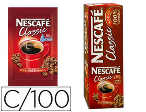 Cafe Nescafe Descafeinado Monodosis Caja de 10 Sobres