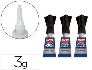 Pegamento Loctite Super Glue -3 1G Blister Mini Trio