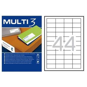 Multi3 Etiquetas Adhesivas 48,5 X 25,4 mm Caja 100 Hj