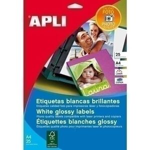 Papel Laser Glossy Adhesivo A4 199,6X289,1 Blister 10 Hj