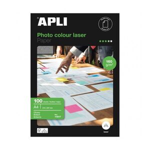 Papel Fotografico Laser Glossy A4 Doble Cara 160 Gr Paquete 100 Hj