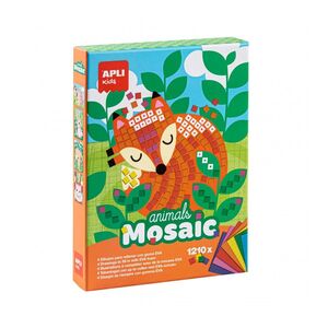 Caja Juego Apli Kids Mosaico Mosaico Goma Eva Animales