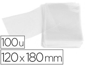 Bolsa Polipropileno Apli 120X180 mm Transparente Paquete de 100 Unidades