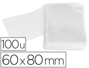 Bolsa Polipropileno Apli 60X80 mm Transparente Paquete de 100 Unidades