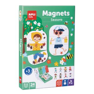 Caja Juego Apli Kids Magnetico Estaciones 24 ud