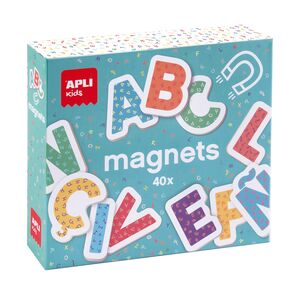 Caja Juego Apli Kids Magneticos de Madera Letras 40 ud