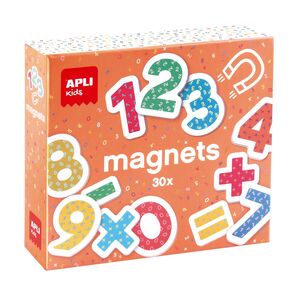 Caja Juego Apli Kids Magneticos de Madera Numeros 30 ud