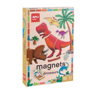Caja Carton Juego Apli Kids Magnetico Fun Dinos 52 ud