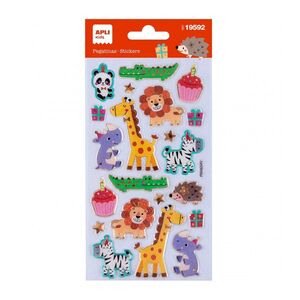 Pegatinas Para Niños 3d Puffy Kid Stickers 20 Hojas - Universo En Línea