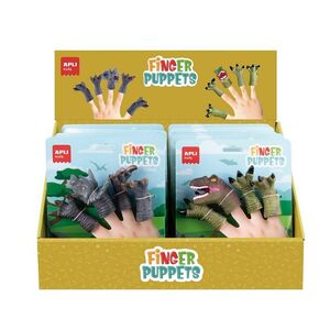 Marionetas para Dedo Apli Kids Finger Puppets Dinosaurios Modelos Surtidos